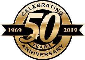 Celebrating 50 Year Anniversary; 1969 to 2019